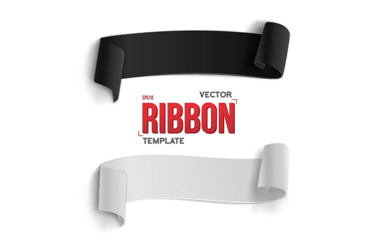 Blank Vector Ribbon Banner, a Templates & Theme by RaZZeRs