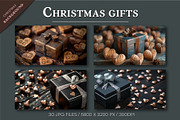Christmas gifts. Background., a Decorative Illustration by KENO Mascots (Thumbnail 4 of 5)
