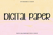 Digital paper, a Handwritten Font by FreshTypeINK (Thumbnail 8 of 8)