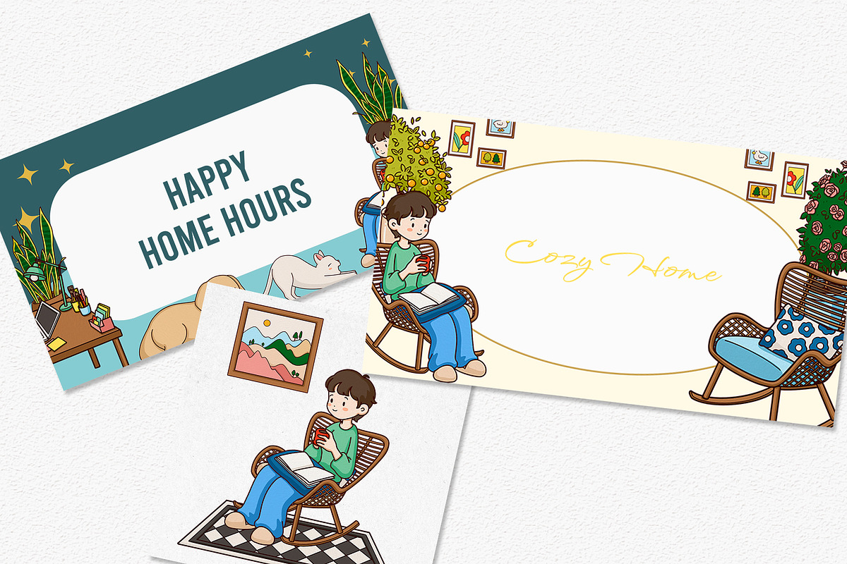 Happy Home Hours – Digital Painting, a Work Illustration by CreativeValuation (Photo 11 of 11)