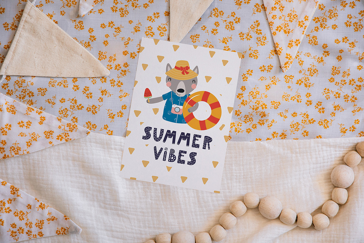 Oh Baby Shower Mockup Bundle, a Print Template by Neutral Mockups (Photo 2 of 9)