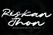 Riskan Jhon, a Handwritten Font by pineungtype (Thumbnail 1 of 6)