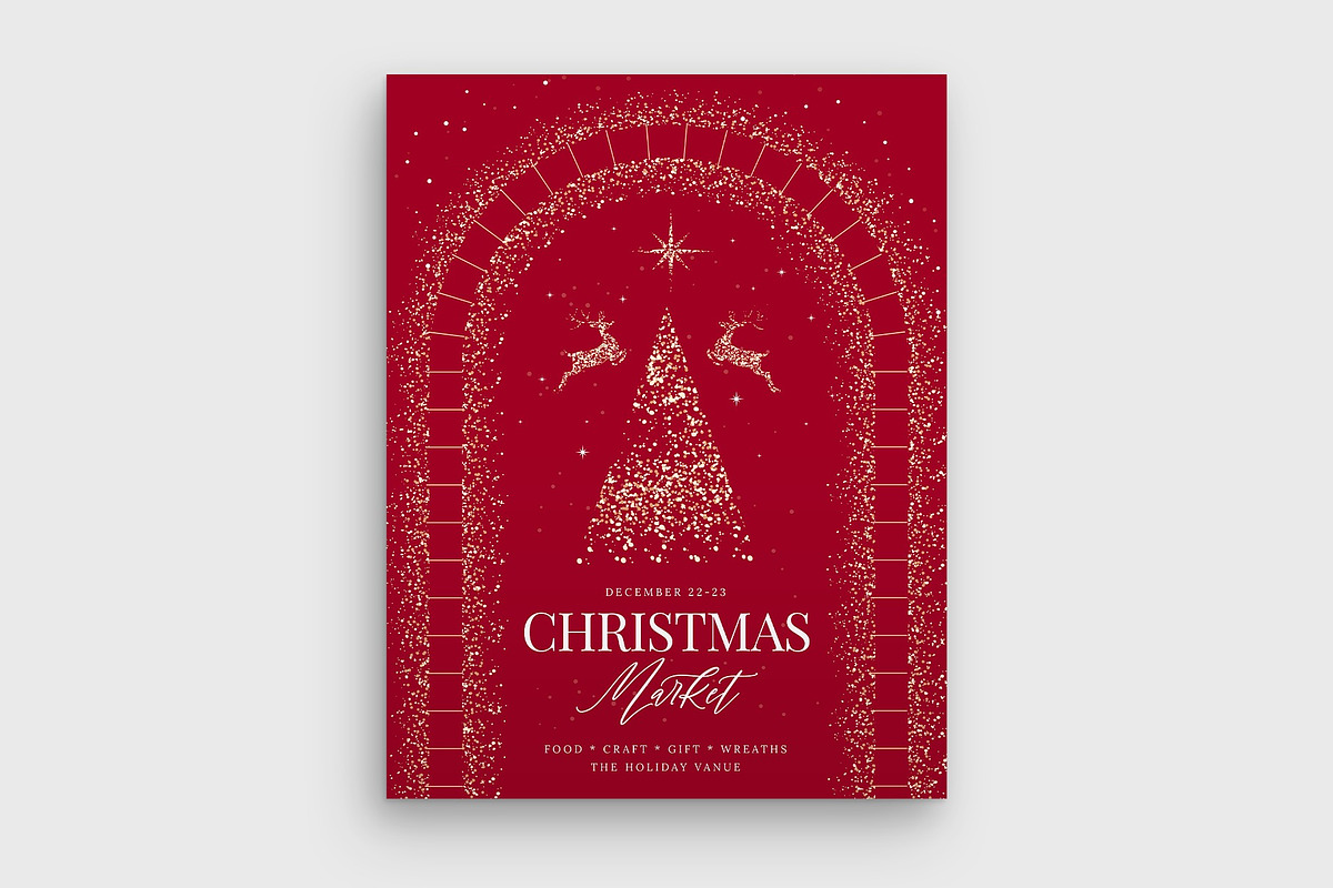 Luxury Christmas Flyer Template, a Flyer Template by BrandPacks (Photo 3 of 5)