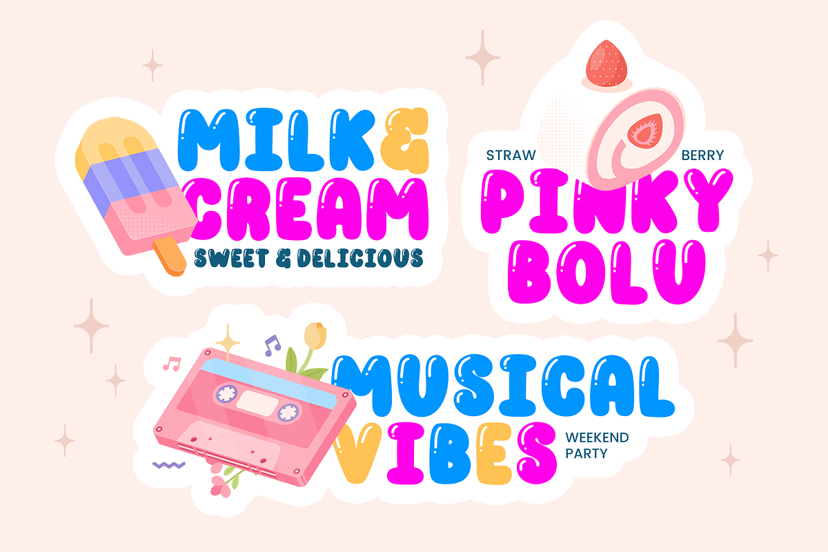 Bubble Magic - Bubble Font, a Handwritten Font by Mozatype (Photo 7 of 8)