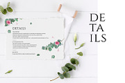 Eucalyptus Wedding Invitation Suite, an Invitation Template by Azka Creative (Thumbnail 6 of 8)