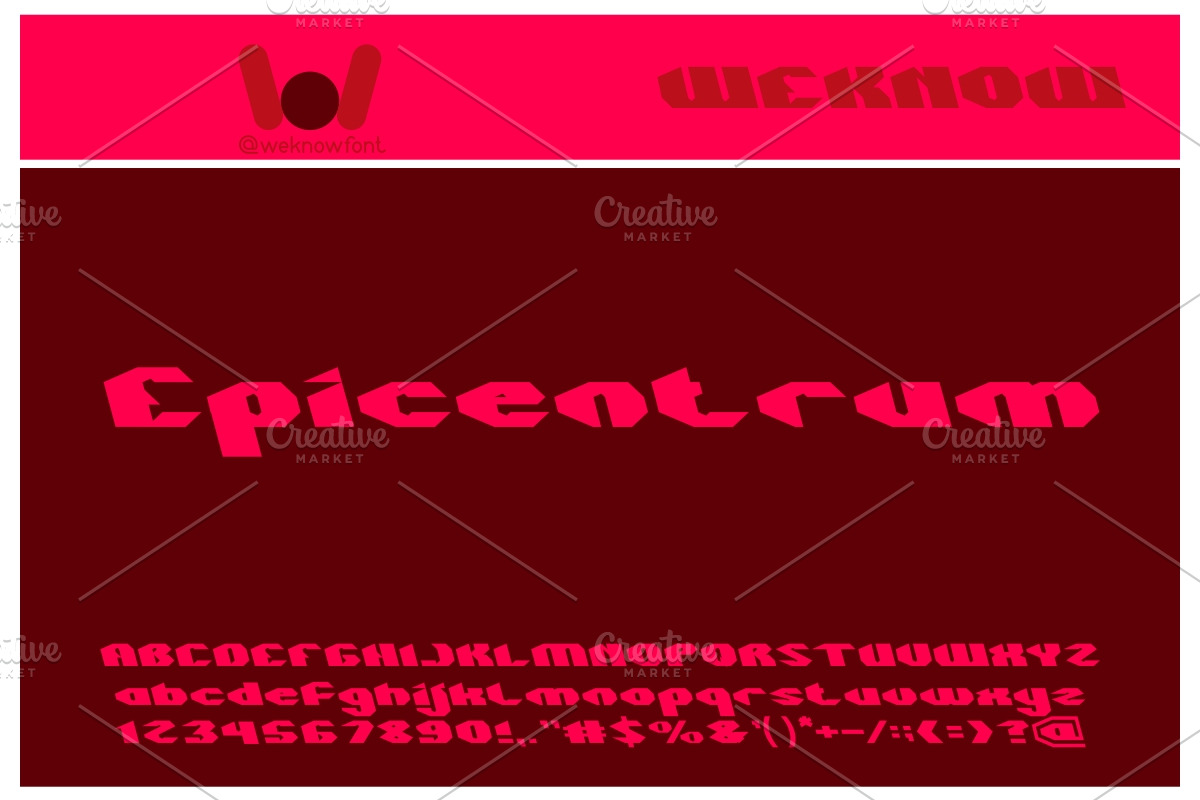 quantum font, a Font by weknow (Photo 4 of 5)