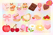 Lovely Hearts & Gifts PNG Pack, a Seasonal Illustration by K.JackArtwork (Thumbnail 2 of 9)