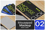 Mousepad Mockup, a Merchandise Mockup by Permadi Creative (Thumbnail 1 of 3)