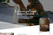 Wix Template for Coaches + Speakers, a Wix Template by JOA CREATIVE LAB (Thumbnail 1 of 3)