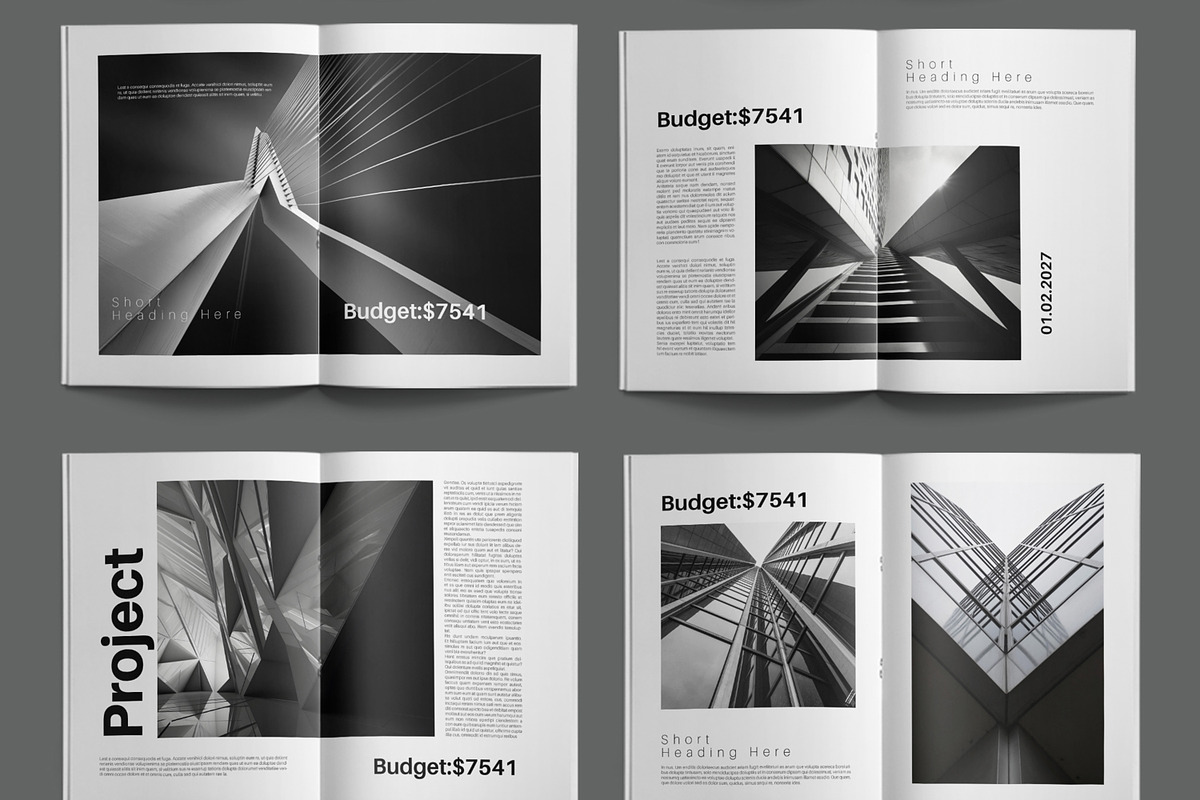 Architecture portfolio design, a Brochure Template by ContestDesign (Photo 3 of 3)