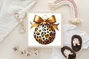 Leopard Luxury Christmas PNG, an Illustration by Designking (Thumbnail 3 of 4)