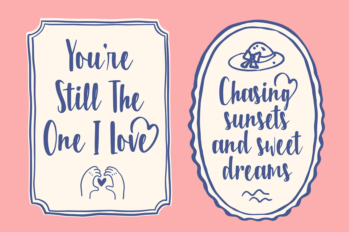 Whimsical Holiday; Romantic Script, a Script Font by Tyasify (Photo 3 of 10)