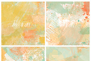 Watercolor, peach textures pack, a Texture Graphic by JAY MID IMAGE (Thumbnail 3 of 3)