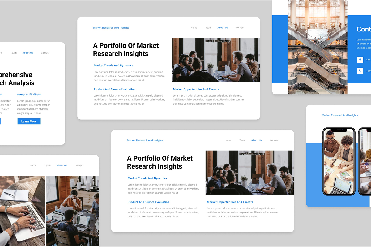 Market Research & Insights Keynote, a Presentation Template by Annora Studio (Photo 3 of 5)