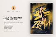 Zema Night Party, a Flyer Template by What a Story (Thumbnail 1 of 5)