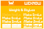 Make Smile Font, a Sans Serif Font by weknow (Thumbnail 7 of 8)