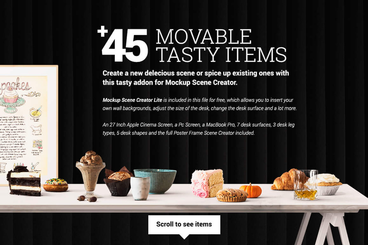 Tasty Addon - Scene Creator, a Books & Magazine Mockup by Canvy (formerly Place.to) (Photo 2 of 3)