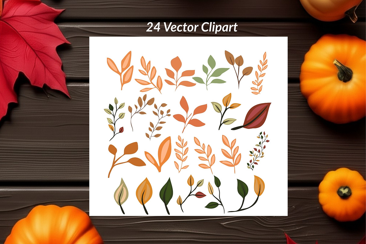 Minimalist Autumn:Patterns & Clipart, a Pattern Graphic by Elatedowl (Photo 4 of 13)