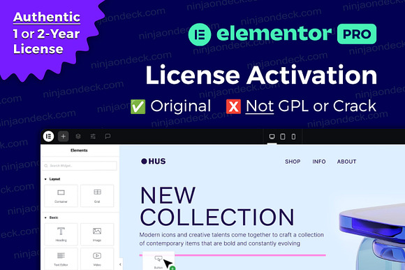 Elementor Pro Official License preview 4