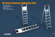 40 Street elements Collection Pack, an Architecture 3D Model by multimedia4ds (Thumbnail 56 of 70)