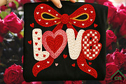 Yarn Crochet Coquette Valentine PNG, an Illustration by Craft Nest (Thumbnail 1 of 6)