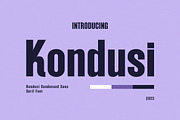 Kondusi - Modern Sans Serif, a Sans Serif Font by TypeLogue (Thumbnail 1 of 5)