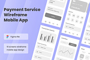 Payment Wireframe Apps, a Websites & App Template by INSPR STD (Thumbnail 1 of 6)