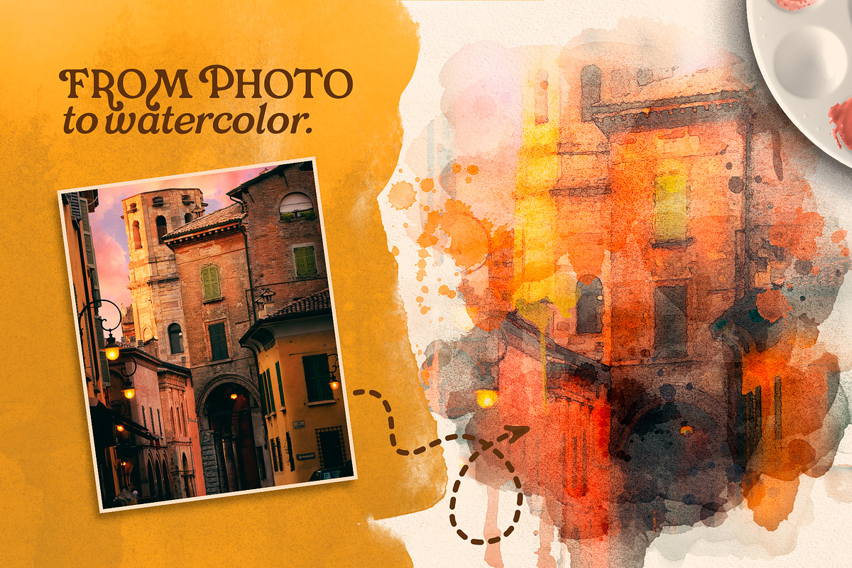 Total Watercolor Creator • SALE, an Action Add-On by Vintage Voyage Supply (Photo 9 of 11)
