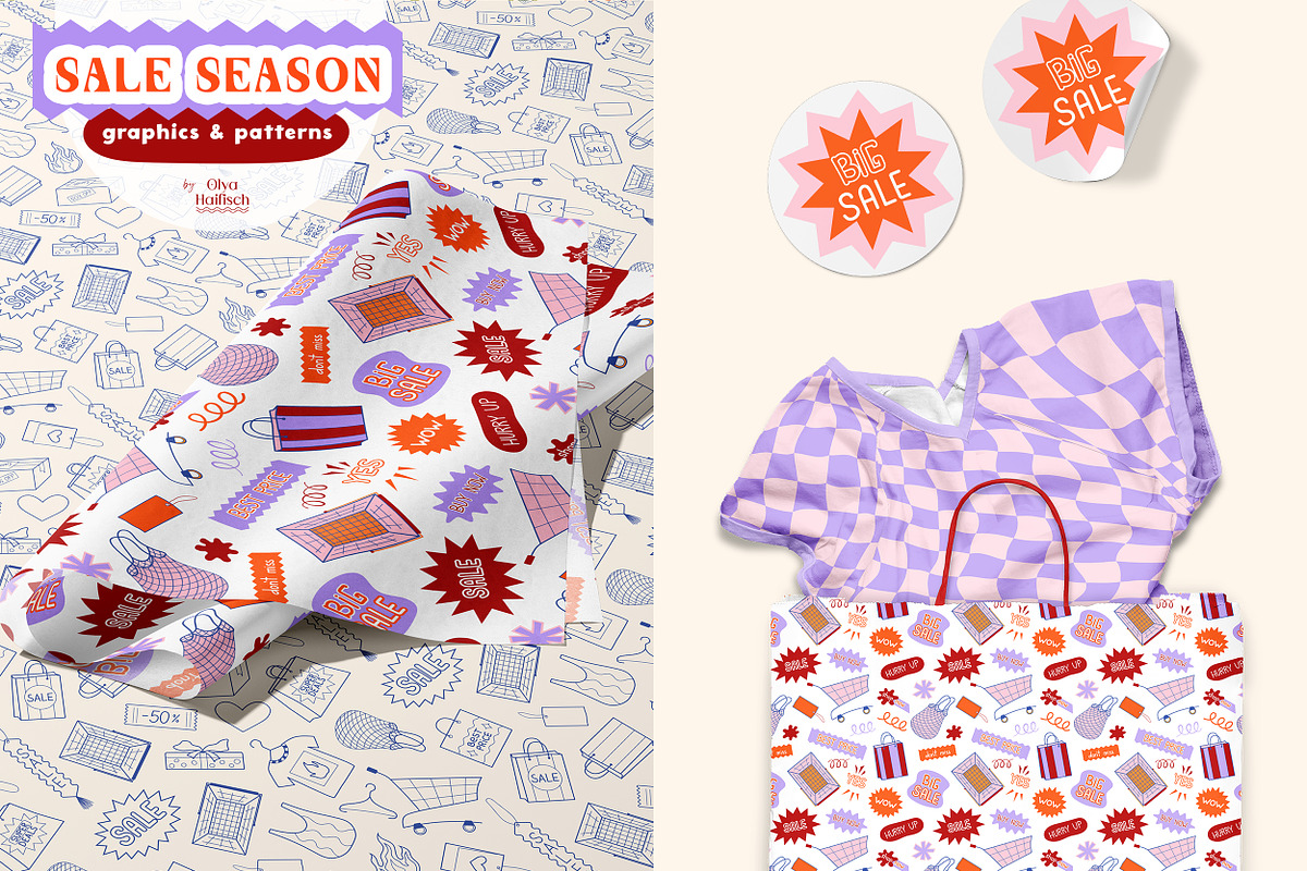 Sale Season Graphics & Patterns, an Object Graphic by Olya Haifisch (Photo 15 of 16)
