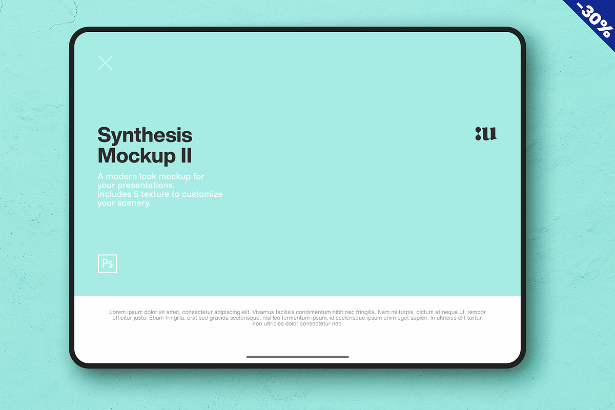 Synthesis II - Pad Mockup, a Mockup by Unio Designs (Photo 1 of 5)