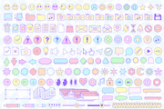 Y2K UI VECTOR KIT, an Object Graphic by craftlove (Thumbnail 10 of 13)