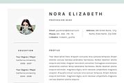 Creative Resume CV Templates, a Resume Template by GResume (Thumbnail 6 of 7)