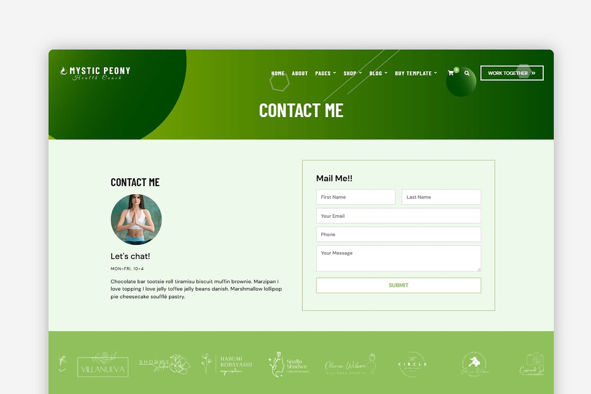 Mystic Peony WordPress Theme preview 4
