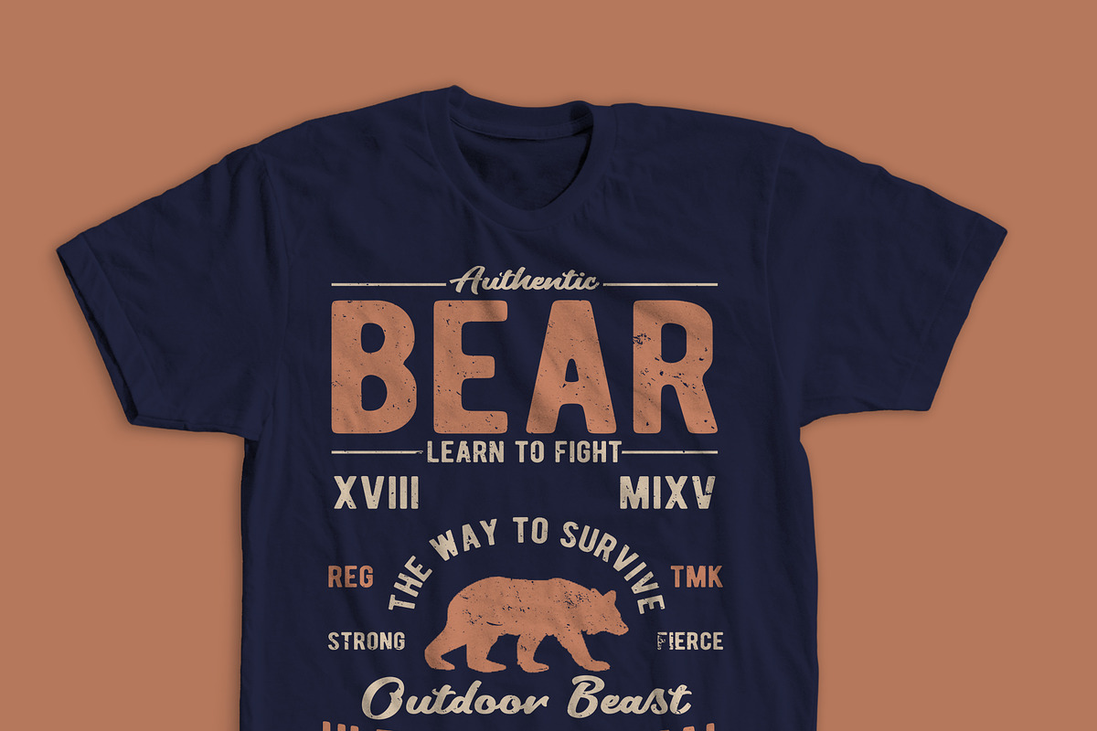 100 Retro Vintage T-Shirt Designs 2, an Illustration by CJR Designs (Photo 25 of 34)
