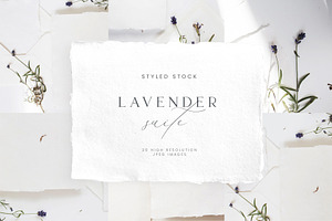 Minimalist Shadow Mock Up Lavender