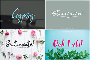 33 The Fancy Autumn Bundle Font