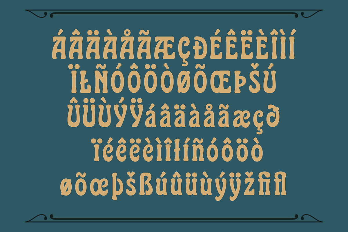 Zadeste - Art Nouveau Fonts, a Serif Font by Konstantine Studio (Photo 7 of 8)