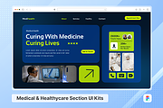 Medical & Healthcare  Hero Header, an UI Kit Template by SquidPixey (Thumbnail 1 of 3)