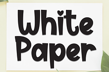 White Paper | Script Font