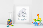 Polar bears-watercolor illustrations, an Animal Illustration by KatBranchArt (Thumbnail 4 of 5)