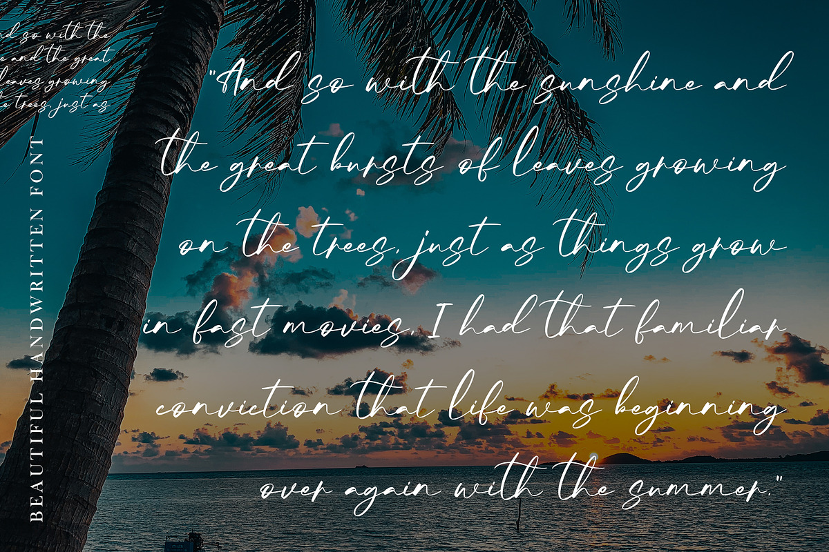 Shutters - Beauty Handwritten Font, a Handwritten Font by Arendxstudio (Photo 7 of 9)