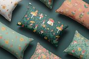 Forest cute gnomes patterns, a Pattern Graphic by watercolor kamill (Thumbnail 9 of 10)