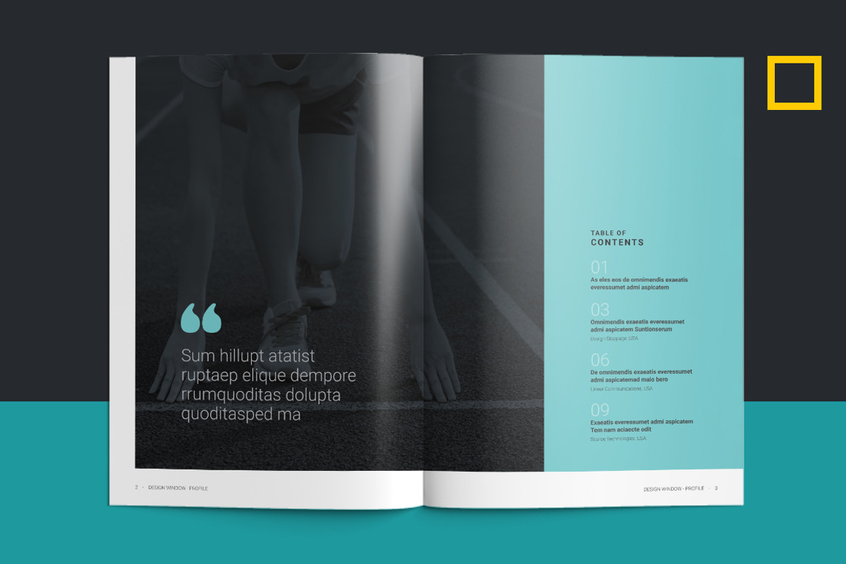 Business Profile, a Stationery Template by DesignJanala (Photo 2 of 11)
