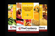 Cranberry Restaurant Advert Flyer, a Flyer Template by Inconcept Media Arsenal (Thumbnail 4 of 5)