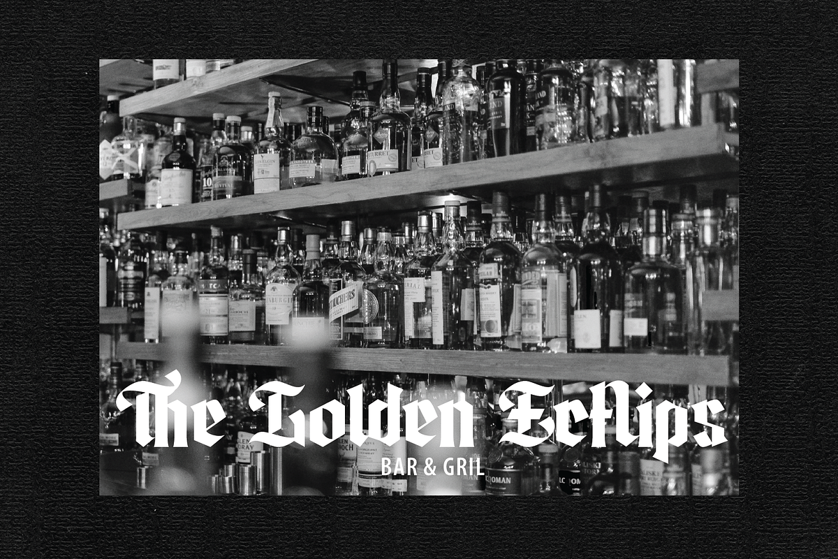 The Ancienthy - Modern Blackletter, a Blackletter Font by Pinakiaa Studios (Photo 8 of 9)