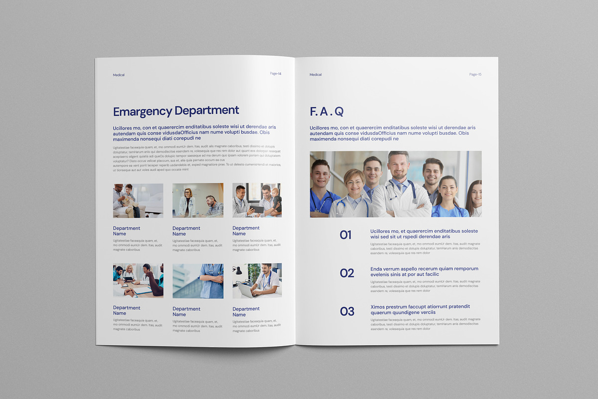 Medical Brochure Template | Canva, a Brochure Template by Pixelpick (Photo 3 of 9)