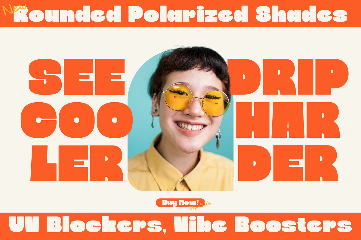 Blooby Chunky Block Sans Serif, a Sans Serif Font by Denustudios (Photo 2 of 12)