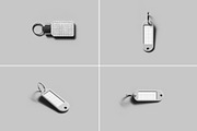 Keychain Mockup - 12 Views, a Merchandise Mockup by Illusiongraphic (Thumbnail 16 of 26)