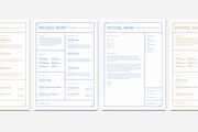 Simple Resume Template, a Resume Template by Wild Ones (Thumbnail 4 of 5)