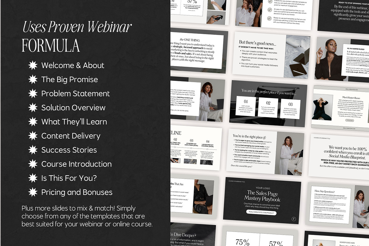 Slide Deck & Webinar Canva Templates, a Presentation Template by Fallon Gerst (Photo 4 of 22)